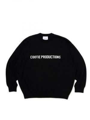 COOTIE/ƥ/INTARSIA CREW SWEATER/󥿡㥯롼/BLACK