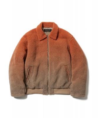 F-LAGSTUF-F/ե饰/GRADATION FLEECE BOA JACKET/ǡե꡼ܥ㥱å/BROWN