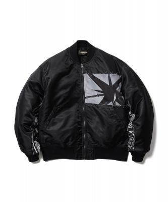 F-LAGSTUF-F/ե饰/PATCHWORK BOMBER JACKET/ѥåܥС㥱å/BLACK
