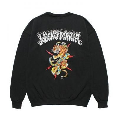 WACKO MARIA/拾ޥꥢ/TIM LEHI / CREW NECK SWEAT SHIRT ( TYPE-1 )/롼ͥååȥ/BLACK