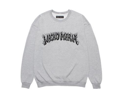 WACKO MARIA/拾ޥꥢ/TIM LEHI / CREW NECK SWEAT SHIRT ( TYPE-2 )/롼ͥååȥ/GRAY