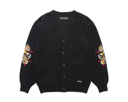 WACKO MARIA/拾ޥꥢ/TIM LEHI/MOHAIR CARDIGAN/إ˥åȥǥ/BLACK