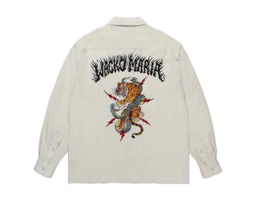WACKO MARIA/拾ޥꥢ/TIM LEHI / 50'S SHIRT L/S ( TYPE-1 )/󥰥꡼֥/IVORY