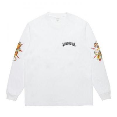 WACKO MARIA/拾ޥꥢ/TIM LEHI / WASHED HEAVY WEIGHT CREW NECK LONG SLEEVE T-SHIRT ( TYPE-2 )/WHITE