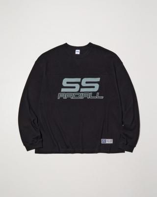RADIALL/ǥ/Coupe FOOTBALL SHIRT L/S/ޥեåȥܡ󥰥꡼T/BLACK