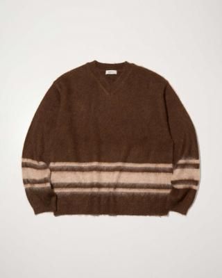 RADIALL/ǥ/Huntington V NECK SWEATER L/S/Vͥåإ/BROWN