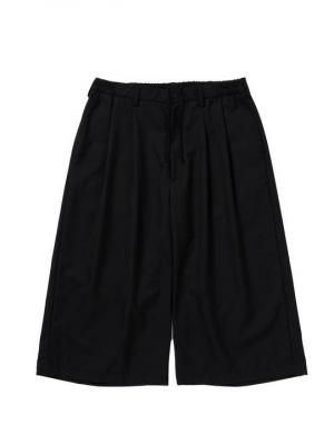 COOTIE/ƥ/T/W SAXONY SHIN CUT WIDE EASY TROUSERS/ˡ󥫥åȥ磻ɥȥ饦/BLACK