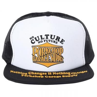 PORK CHOP/ݡå/WAVE LOGO MESH CAP/å奭å/WHITEBLACK