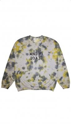 EXODUS//Mind If i Do a JTIE DYE SWEAT/å/GRAYYELLOW