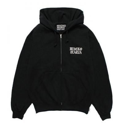 WACKO MARIA/拾ޥꥢ/HEAVY WEIGHT FULL ZIP HOODED SWEAT SHIRT ( TYPE-2 )/إӡȥե른åץաǥ/BLACK