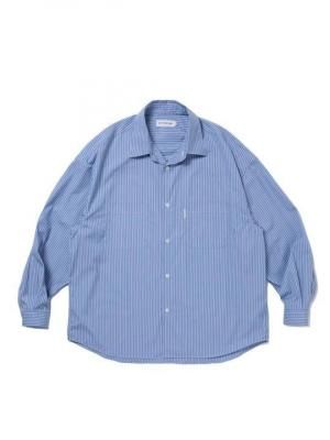 COOTIE/ƥ/STRIPE BROAD L/S SHIRT/ȥ饤ץ󥰥꡼/BLUE