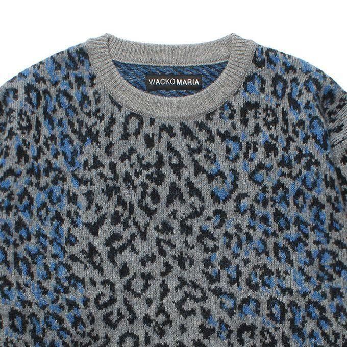 WACKO MARIA/ワコマリア/LEOPARD MOHAIR JACQUARD KNIT SWEATER
