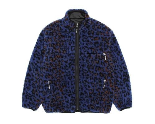 WACKO MARIA/拾ޥꥢ/REVERSIBLE LEOPARD BOA FLEECE JACKET/С֥쥪ѡɥܥ㥱å/BLUE