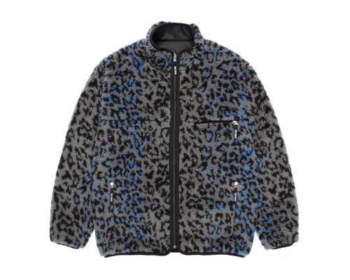 WACKO MARIA/拾ޥꥢ/REVERSIBLE LEOPARD BOA FLEECE JACKET/С֥쥪ѡɥܥ㥱å/GRAY