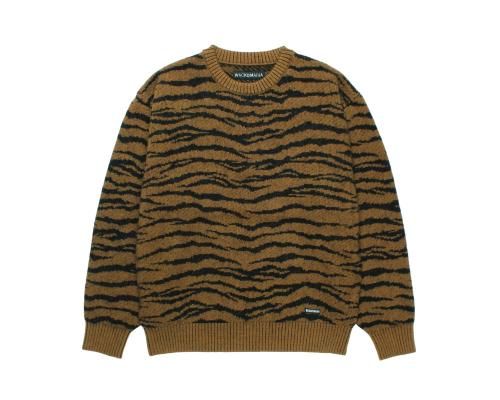 WACKO MARIA/拾ޥꥢ/TIGER MOHAIR JACQUARD KNIT SWEATER/إ㥬ɥ˥åȥ/BROWN