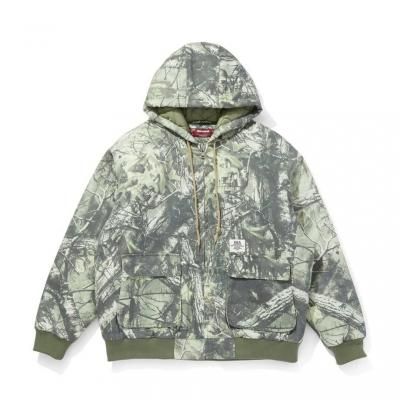 Hide and Seek/Camo Zip Hooded Jacket/աɥ㥱å/BEIGE CAMO
