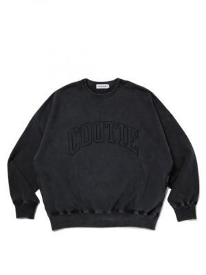 COOTIE/ƥ/PIGMENT DYED OPEN END YARN SWEAT CREW/ԥȥ롼ͥåå/BLACK