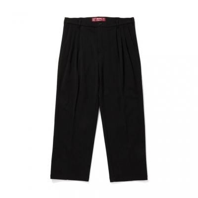 Hide and Seek/ ϥɥɥ/Striped Tuck Slacks/ȥ饤ץå/BLACK