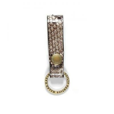 WACKO MARIA/拾ޥꥢ/PYTHON LEATHER KEY HOLDER ( WACKO MARIA GUILTY PARTIES ) ( TYPE-2 )/WHITE