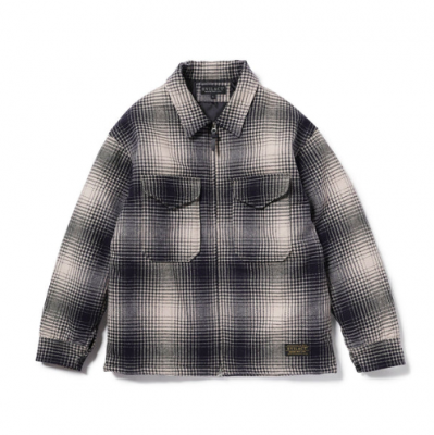 EVILACT/ӥ륢/CHECK PADDED JKT/ĥ㥱å/BLACK