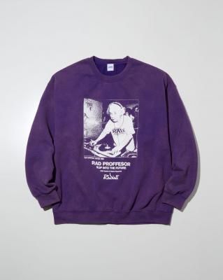 RADIALL/��ǥ�����/E=Mc2 CREW NECK SWEATSHIRT L/S/���롼�ͥå��������å�/FADED PURPLE