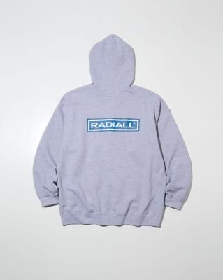 RADIALL/��ǥ�����/Wheels ZIP UP HOODIE/���åץ��åץա��ǥ���/FADED ASH GRAY