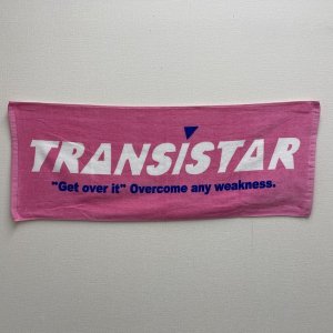 タオル ベーシックトランジスタロゴ/ピンク