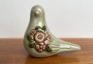 DECO（デコ）/ 陶器の鳥の置物 / スウェーデン / ビンテージ / I0172