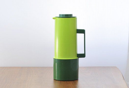 JUNE／プラスチック製の魔法瓶（緑）／スウェーデン／ビンテージ 画像