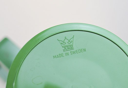 JUNE／プラスチック製の魔法瓶（緑）／スウェーデン／ビンテージ  画像04