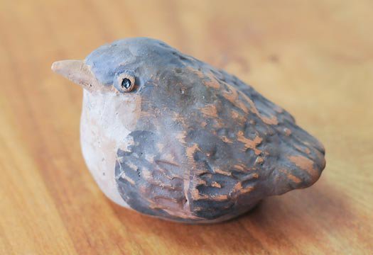 北欧で使われていた、陶器の鳥の置物  画像04