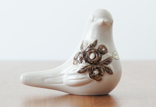 DECO（デコ）／陶器の小鳥の置物／スウェーデン  画像01