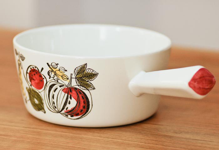 日本メーカー新品 Rorstrand マリアンヌウェストマンの玉ねぎの片手鍋型陶器 蓋なし