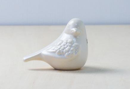 DECO（デコ）／陶器の鳥の置物／スウェーデン／ビンテージ／I0108