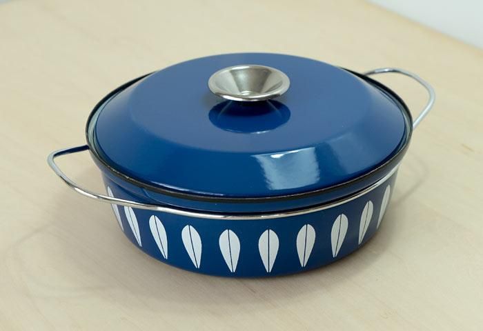 美品　キャサリンホルム　ロータス　両手鍋 Cathrineholm キャサリンホルム/Lotus ロータス/両手鍋 赤