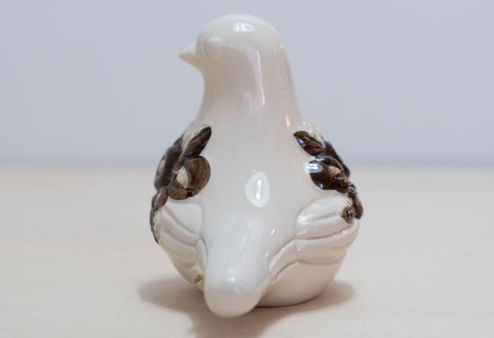 小鳥　ひな　陶器　置物　スウェーデン 北欧アンティーク 陶器のかわいい小鳥4羽セット