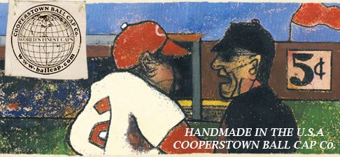 COOPERSTOWN BALL CAP - MADE IN USA、ハンドメイドにこだわりオールドスタイルのボールキャップを昔ながらの製法で再現しているキャップブランド