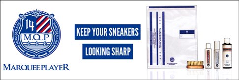 MARQUEE PLAYER - 「KEEP YOUR SNEAKERS LOOKING SHARP」のスローガンのもと、スニーカーケアに特化したプロダクトをラインナップしています。