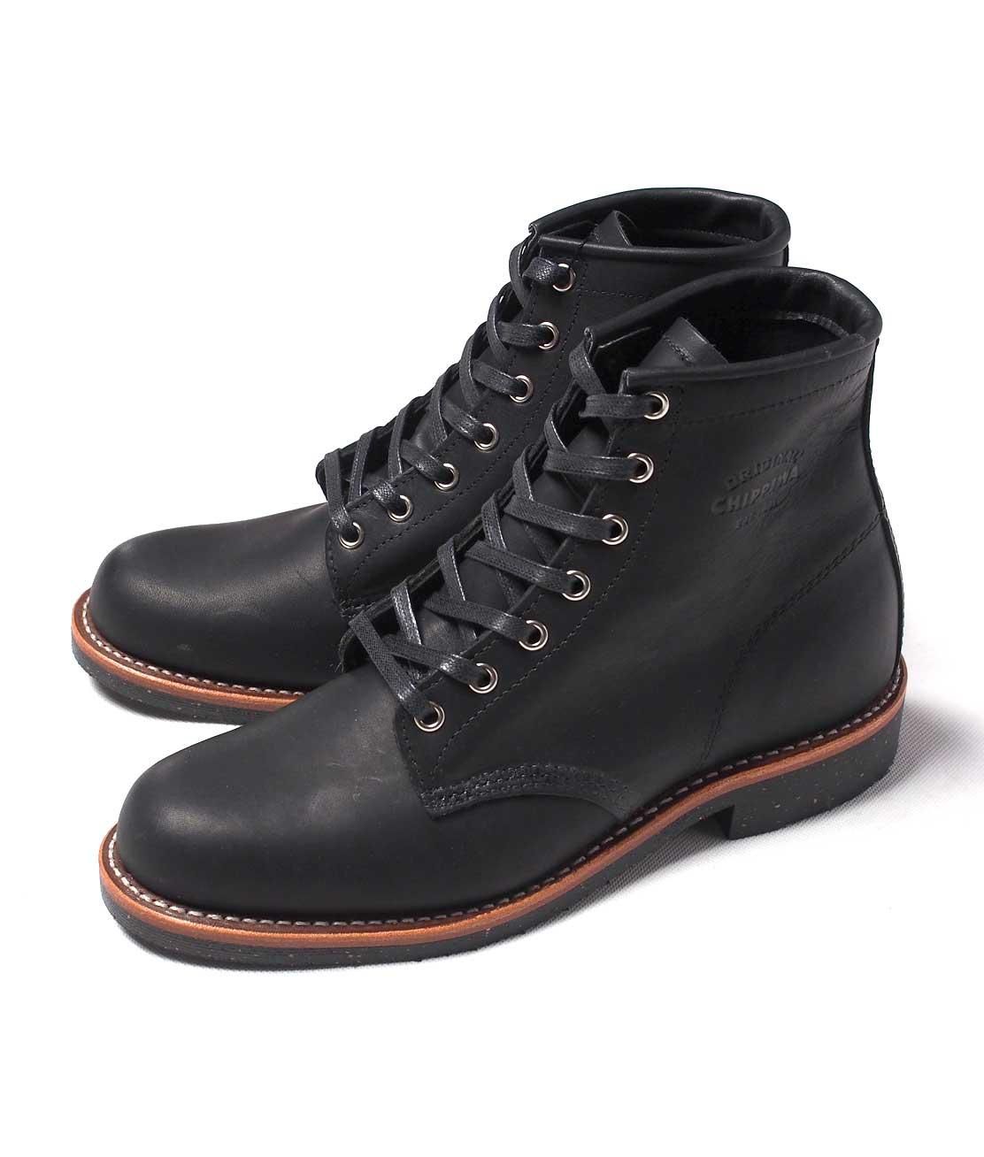 CHIPPEWA】6-INCH UTILITY BOOTS - BLACK ODESSA ブーツ チペワ