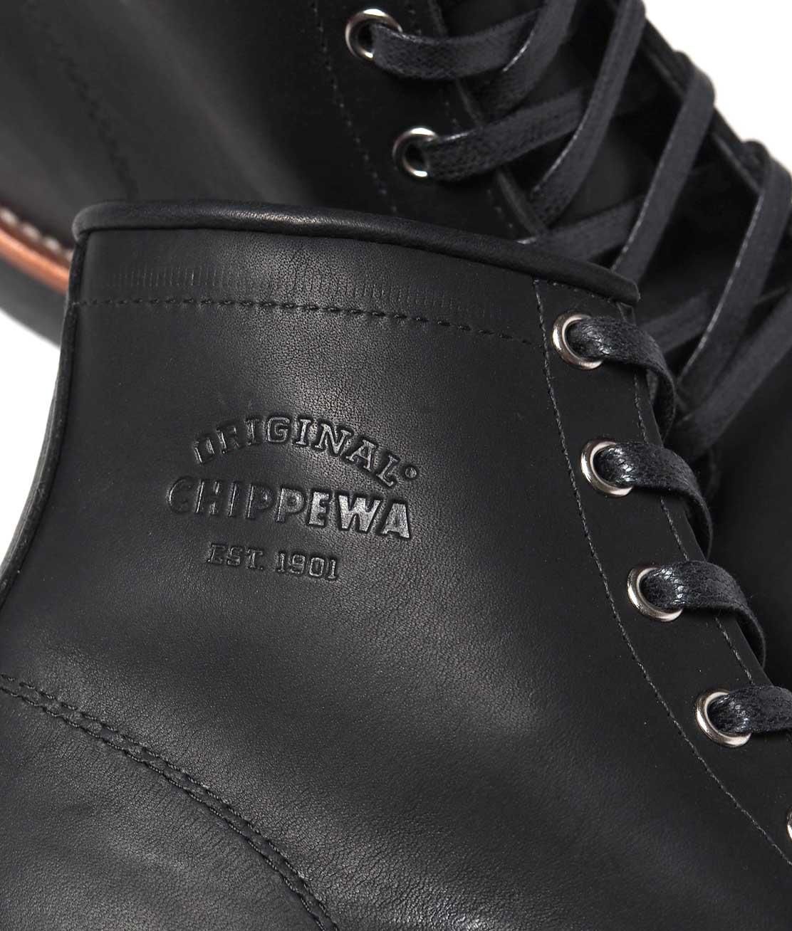 CHIPPEWA】6-INCH UTILITY BOOTS - BLACK ODESSA ブーツ チペワ