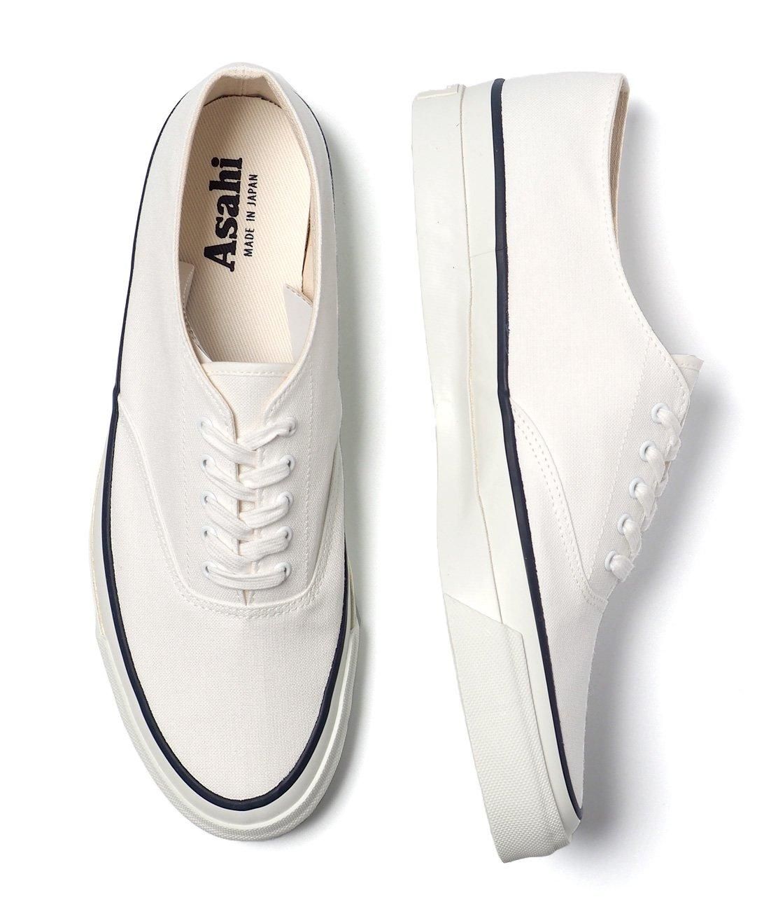ASAHI DECK】M041 DECK SHOES - WHITE デッキシューズ ASAHI DECK】M041 DECK SHOES - WHITE デッキシューズ