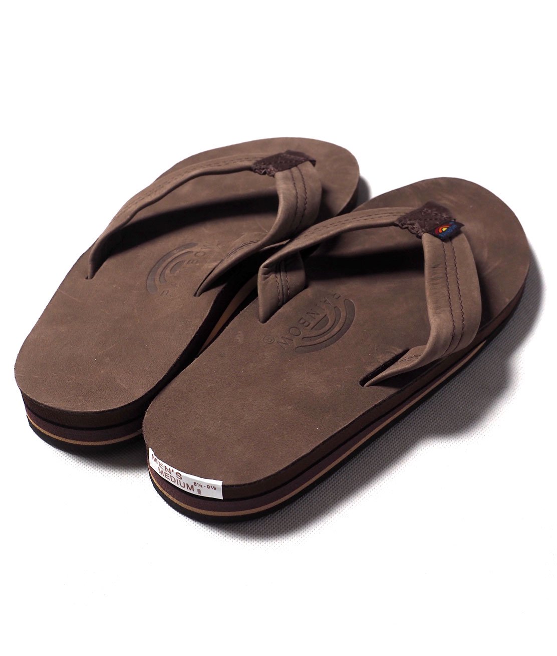 RAINBOW SANDALS】DOUBLE LAYER PREMIER LEATHER - EXPRESSO