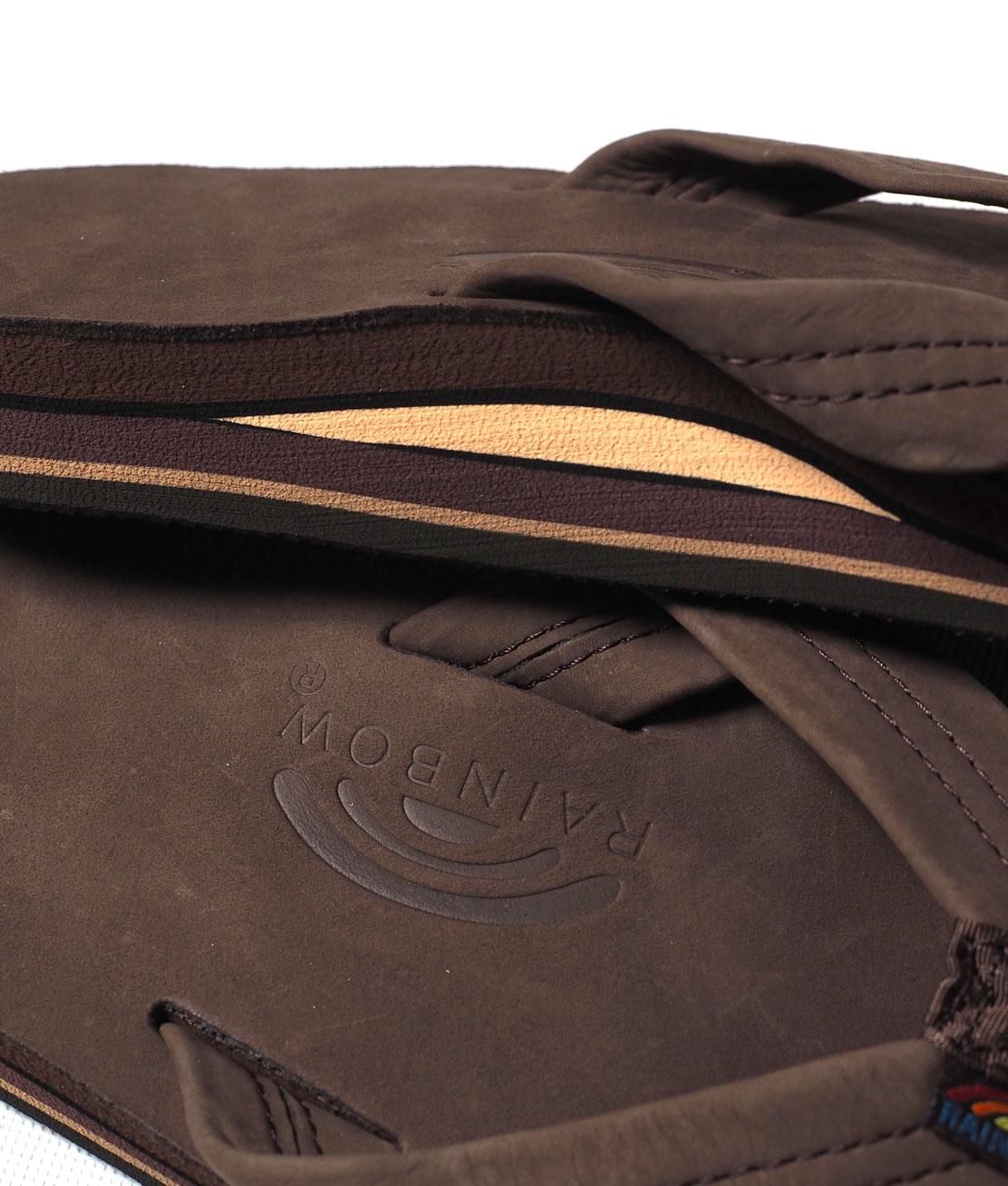 RAINBOW SANDALS】DOUBLE LAYER PREMIER LEATHER - EXPRESSO