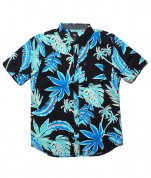 <img class='new_mark_img1' src='https://img.shop-pro.jp/img/new/icons41.gif' style='border:none;display:inline;margin:0px;padding:0px;width:auto;' />【VANS】PIT STOP FLORAL S/S SHIRT - BLACK フローラルシャツ 花柄