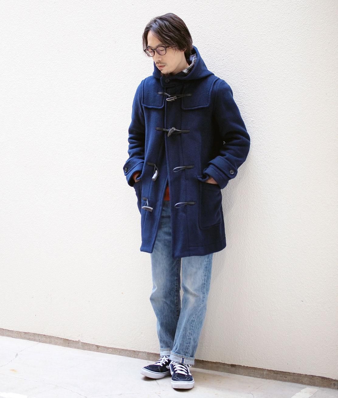 LONDON TRADITION】M5 DUFFLE COAT - MID NAVY ダッフルコート 英国製