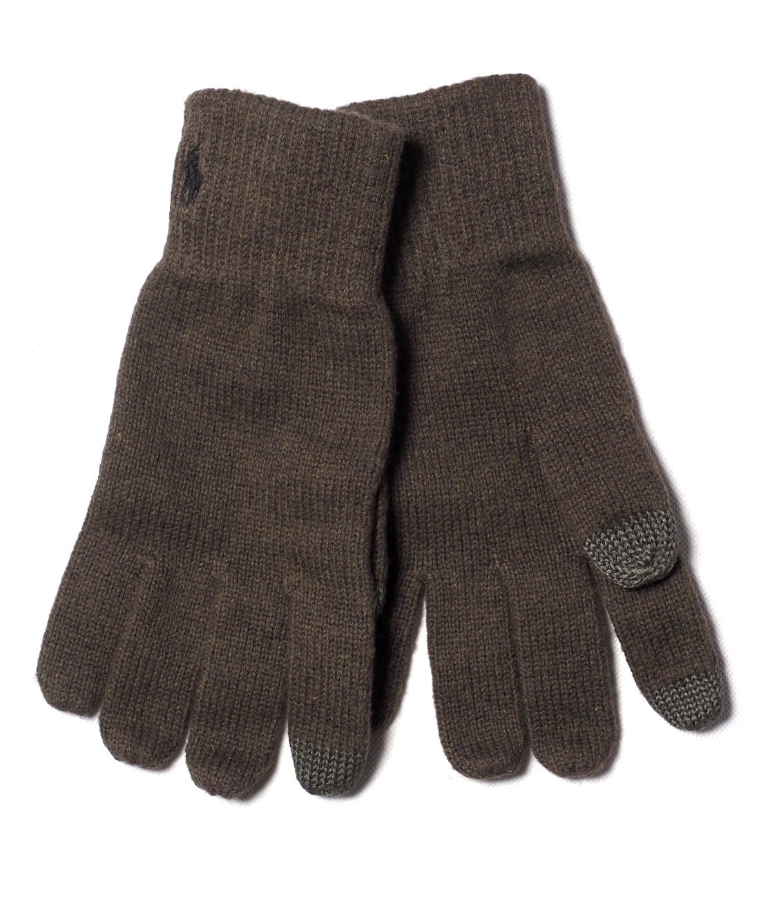 Ralph Lauren】COTTON MERINO TOUCH GLOVE - OLIVE グローブ 手袋