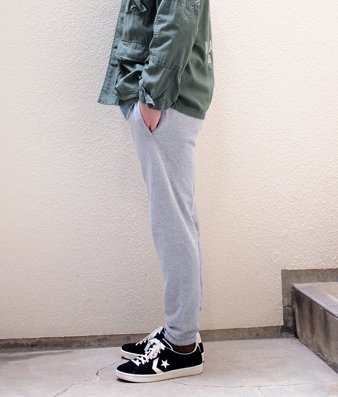 FRUIT OF THE LOOM】USA SWEAT PANTS - H.GREY スウェットパンツ 米国