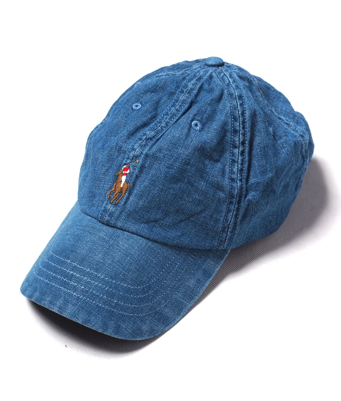 Ralph Lauren】SIGNATURE PONY DENIM HAT - NAVY キャップ CAP - HUNKY