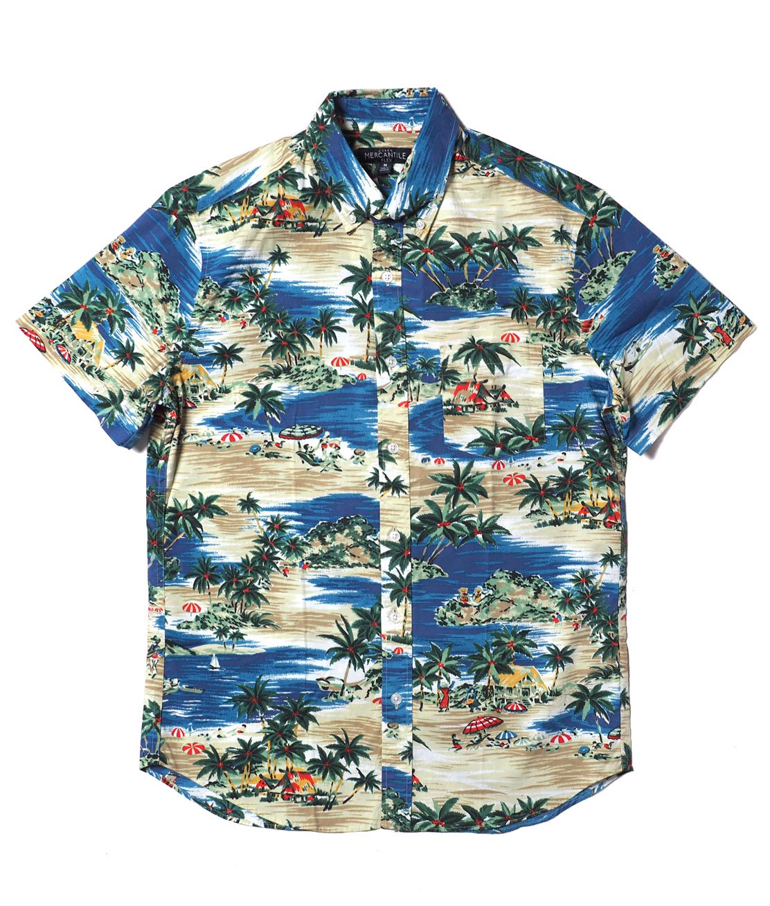 J.CREW】SLIM FLEX WASHED S/S SHIRT - SAILING LAGOON 半袖シャツ