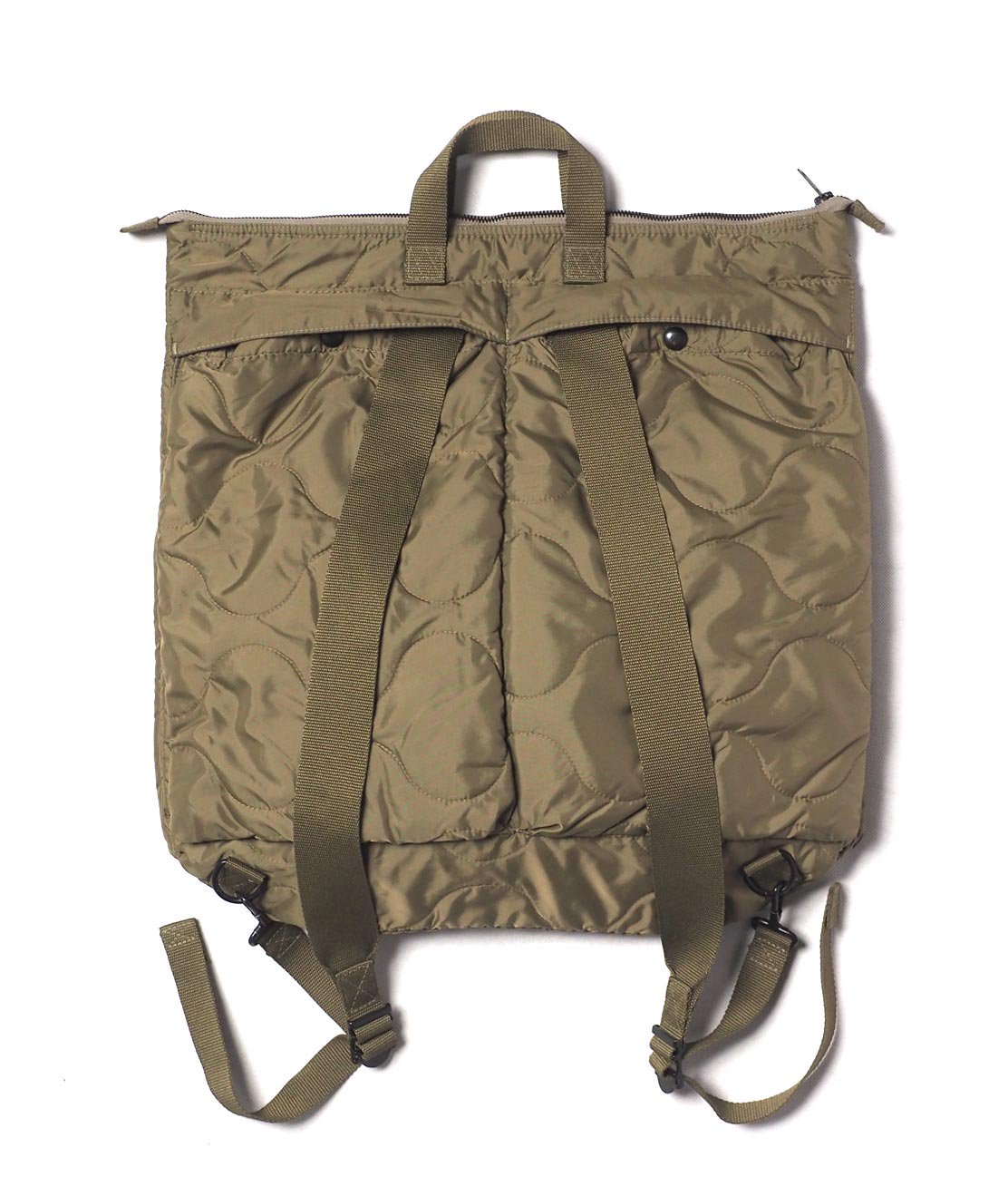 RRL】QUILTED HELMET BAG - AIRFORCE SAGE GREEN ヘルメットバッグ